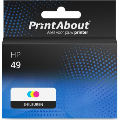 Huismerk HP 49 (51649A) Inktcartridge 3-kleuren