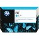 HP 80 (C4872A) - Cyan - Cartouche d'encre