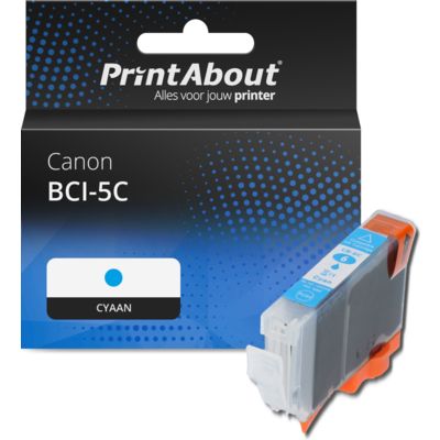 Huismerk Canon BCI-5C Inktcartridge Cyaan