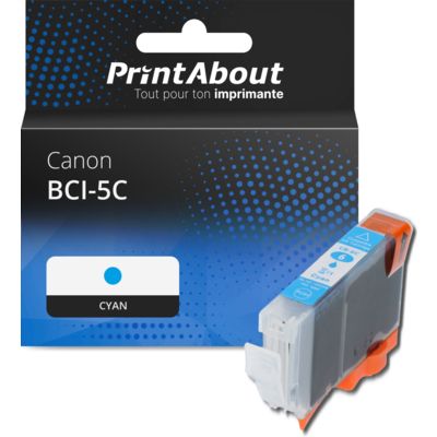 Cartouche compatible Canon BCI-5C - Cyan