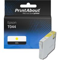 Huismerk Epson T044 (C13T044440) Inktcartridge Geel