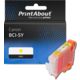 Huismerk Canon BCI-5Y Inktcartridge Geel
