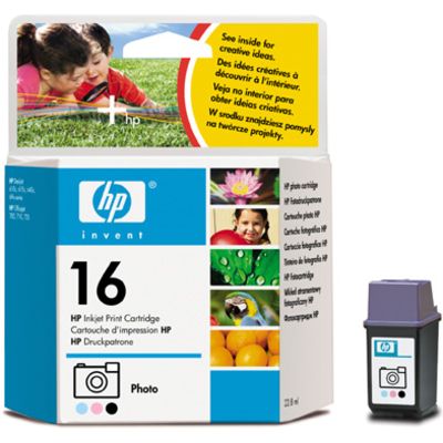 HP 16 (C1816A) Inktcartridge Foto kleuren