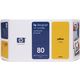 HP 80 (C4873A) - Jaune - Cartouche d'encre