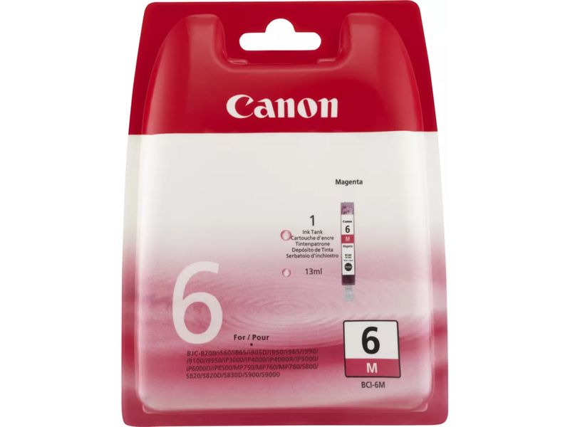 Canon 4707A002/BCI-6M Ink cartridge magenta. 280 pages ISO/IEC 24711 1