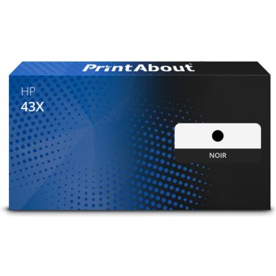 Toner compatible HP 43X (C8543X) - Noir - Grande capacité