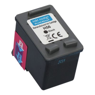 Huismerk HP 56 (C6656AE) Inktcartridge Zwart