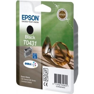 Epson T0431 (T043140) Inktcartridge Zwart