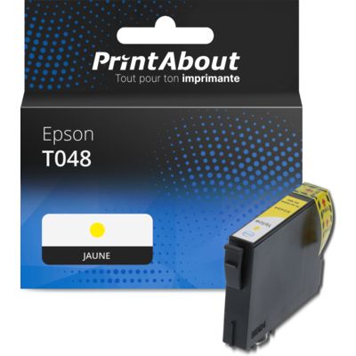 Cartouche compatible Epson T0484 (C13T048440) - Jaune