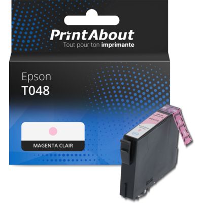 Cartouche compatible Epson T0486 (C13T048640) - Magenta clair