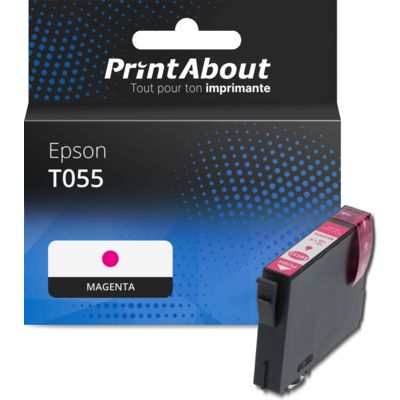 Cartouche compatible Epson T055 (C13T055340) - Magenta