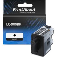 PrintAbout Huismerk vervangt Brother LC-900BK Inktcartridge Zwart