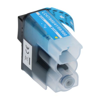 PrintAbout Huismerk vervangt Brother LC-900C Inktcartridge Cyaan