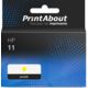 Cartouche compatible HP 11 (C4838A) - Jaune