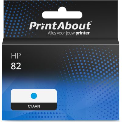 Huismerk HP 82 (C4911A) Inktcartridge Cyaan