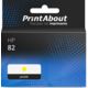 Cartouche compatible HP 82 (C4913A) - Jaune