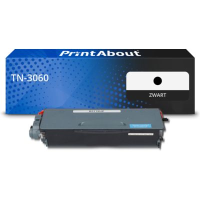 PrintAbout Huismerk vervangt Brother TN-3060 Toner Zwart Hoge capaciteit