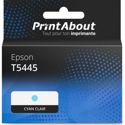Cartouche compatible Epson T5445 (C13T544500) - Cyan clair