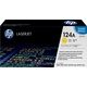 HP 124A (Q6002A) - Jaune - Toner