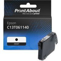 Huismerk Epson C13T061140 Inktcartridge Zwart