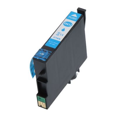 Huismerk Epson T061 (C13T061240) Inktcartridge Cyaan
