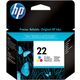 HP 22 (C9352AE) - 3-couleurs - Cartouche d'encre