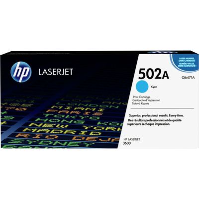 HP 502A (Q6471A) Toner Cyaan