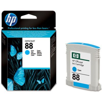 HP 88 (C9386AE) - Cyan - Cartouche d'encre