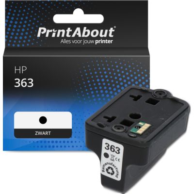 Huismerk HP 363 (C8721EE) Inktcartridge Zwart
