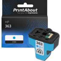 Cartouche compatible HP 363 (C8771EE) - Cyan