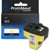 Cartouche compatible HP 363 (C8773EE) - Jaune
