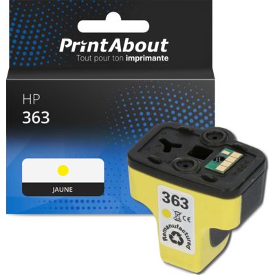 Cartouche compatible HP 363 (C8773EE) - Jaune