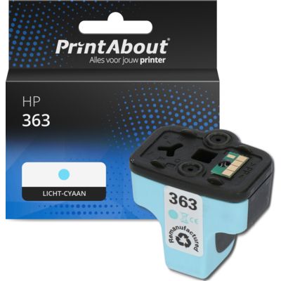 Huismerk HP 363 (C8774EE) Inktcartridge Licht-cyaan
