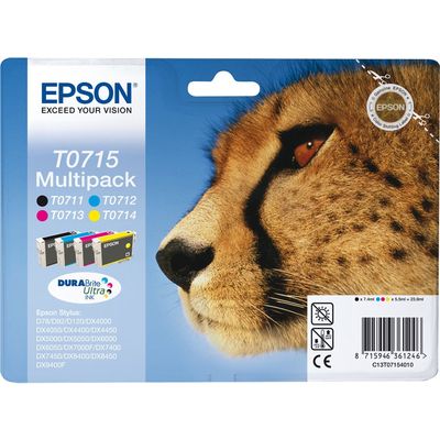 Epson T071 (C13T07154010) Inktcartridge 4-kleuren Multipack