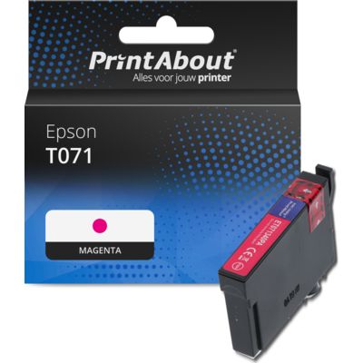 Huismerk Epson T071 (C13T071340) Inktcartridge Magenta