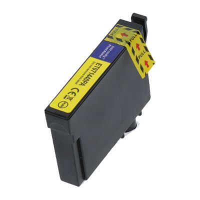 Huismerk Epson T071 (C13T071440) Inktcartridge Geel