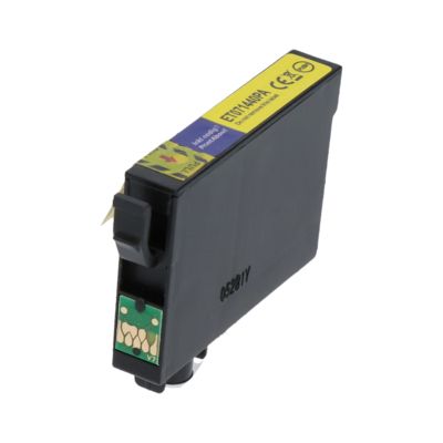 Huismerk Epson T071 (C13T071440) Inktcartridge Geel