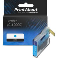 Cartouche compatible Brother LC-1000C - Cyan