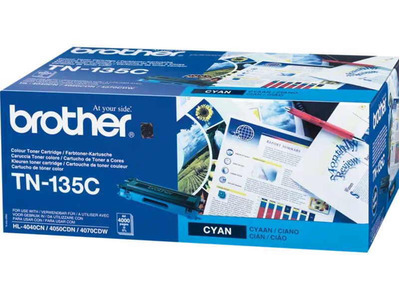 Brother Tn-135C tonercartridge 1 stuk(s) Origineel Cyaan