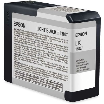 Epson T580 (C13T580700) - Noir clair - Cartouche d'encre