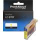 Huismerk Brother LC-970Y Inktcartridge Geel