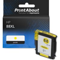 Cartouche compatible HP 88XL (C9393AE) - Jaune - Grande capacité