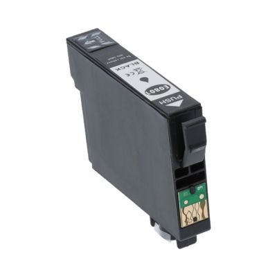 Huismerk Epson T0801 Inktcartridge Zwart