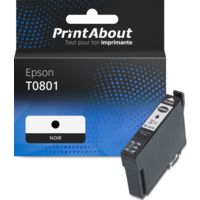 Cartouche compatible Epson T0801 - Noir