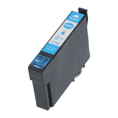 Cartouche compatible Epson T0802 - Cyan