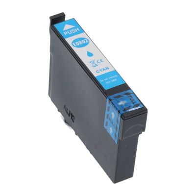 Cartouche compatible Epson T0802 - Cyan
