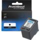 Huismerk HP 21 (C9351AE) Inktcartridge Zwart