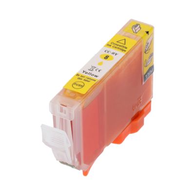 Huismerk Canon CLI-8Y Inktcartridge Geel