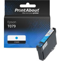 Huismerk Epson T079 (C13T07924010) Inktcartridge Cyaan