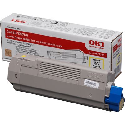 OKI 43872305 - Jaune - Toner
